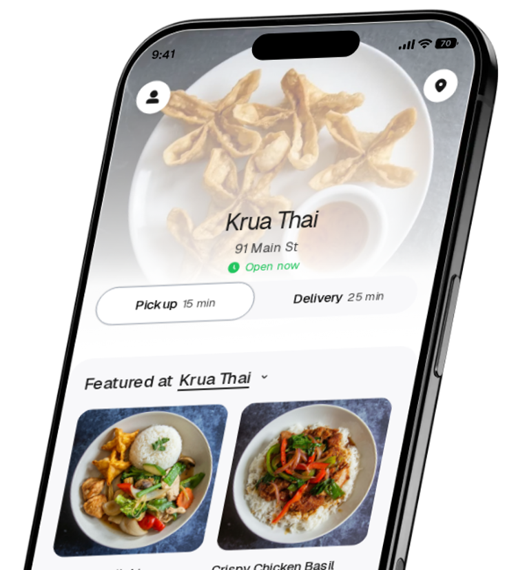 Krua Thai app preview